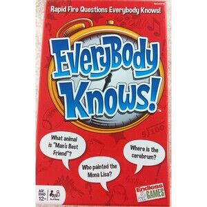 Everybody Knows Card Game Endless Games 336 Game Cards Questions